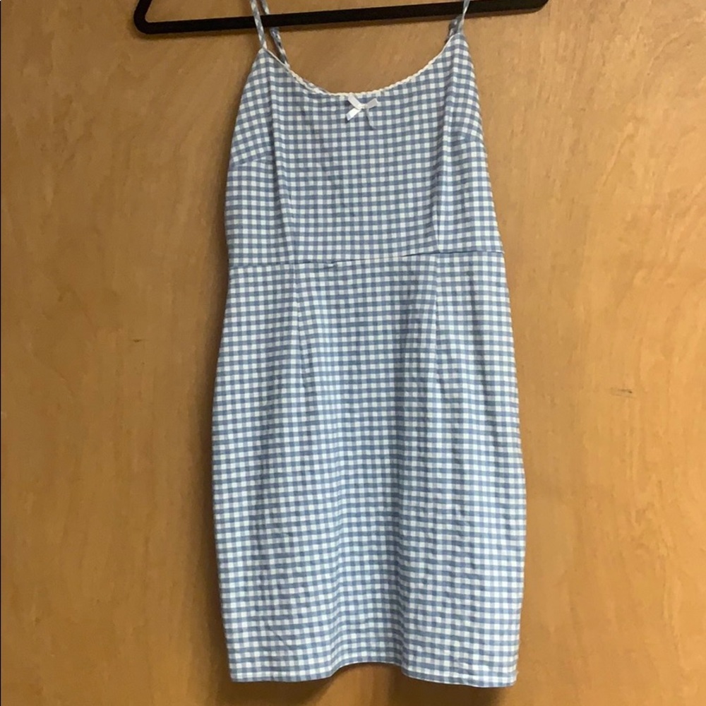 Pacsun gingham mini dress